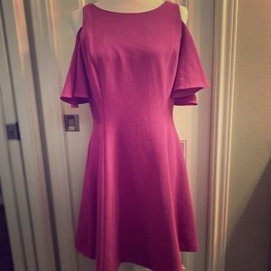 Eliza J Cold Shoulder Dress